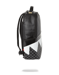 BLACK HALF CHECK SHARKS IN PARIS BACKPACK (ONE OF ONE)