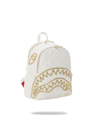 RIVIERA LE BLANC GOLD CHAIN SHARK SAVAGE BACKPACK