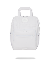 HEAVY METAL SHARK WHITE OUT BIZ TOP OPENER BACKPACK