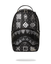 AFRICAN INTELLIGENCE 9 POWER GLYPHICS BACKPACK - SANDFLOWER COLLAB