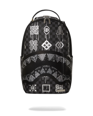 AFRICAN INTELLIGENCE 9 POWER GLYPHICS BACKPACK - SANDFLOWER COLLAB
