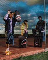 SHARKS IN PARIS BLUR EFFECT FULL SIZE LUGGAGE