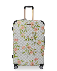 A.I. AFRICAN INTELLIGENCE ELEGANT ENERGY SHARKITECTURE FULL SIZE LUGGAGE - SANDFLOWER COLLAB