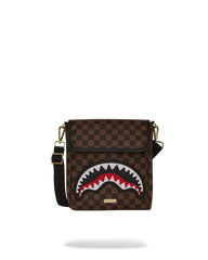 SAWTOOTH SHARKS IN PARIS MESSENGER SLING