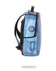 IN GOD WE TRUST BLUE BACKPACK (ONE OF ONE)