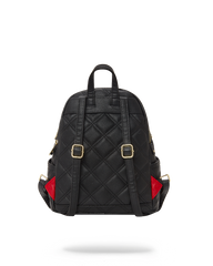 NOIR QUILT GOLD CHAIN SHARK SAVAGE BACKPACK