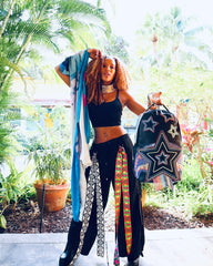 STAR RACER A.I.7 SANDFLOWER COLLAB BEADED BACKPACK