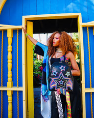 STAR RACER A.I.7 SANDFLOWER COLLAB BEADED SAVAGE BACKPACK