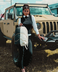 LEVELED UP SPLIT QUILT SHARK BACKPACK (DLXV)