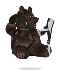 BEAR WEARING BACKPACK AS A BACKPACK