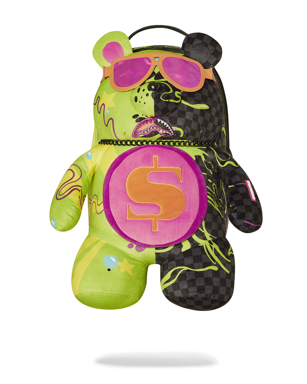 SLIME DIME MONEYBEAR TEDDYBEAR ON BACKPACK