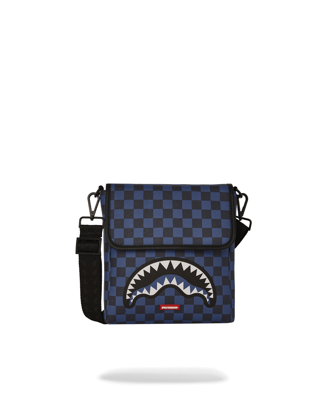 MIDNIGHT MAGIC SHARKS IN PARIS MESSENGER SLING BAG
