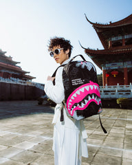 SHARK CENTRAL ACRYLIC ART DLX COTTON BACKPACK