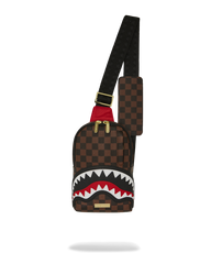 SAWTOOTH SHARKS IN PARIS ONE-STRAP SLING